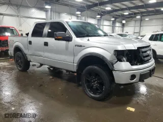2010 Ford F-150 XL with VIN 1FTFW1EV9AFA78102, listed as a Copart auction lot 45116205 with 113,894 mi miles and Salvage Title. Bid and sale history available at carsss.com. Image 4.