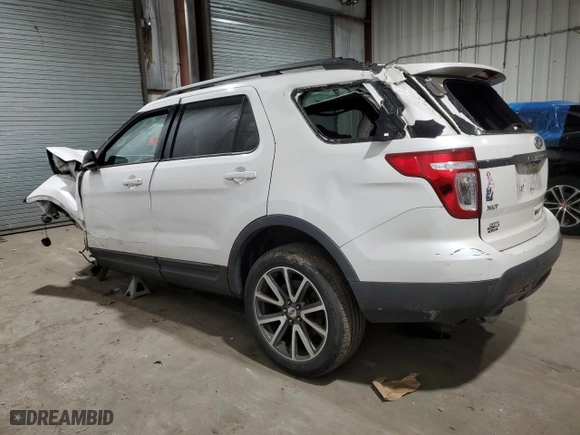 2015 Ford Explorer XLT with VIN 1FM5K8D87FGB45742, listed as a Copart auction lot 51267875 with 0 mi miles and Clean Title. Bid and sale history available at carsss.com. Image 2.