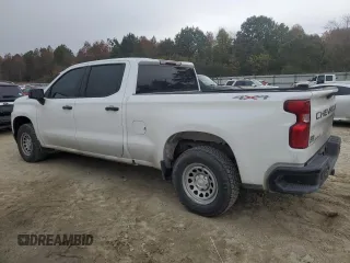 2021 Chevrolet Silverado 1500 Work Truck with VIN 1GCUYAEF8MZ307091, listed as a Copart auction lot 81275434 with 101,822 mi miles and Salvage Title. Bid and sale history available at DreamBid. Image 2.