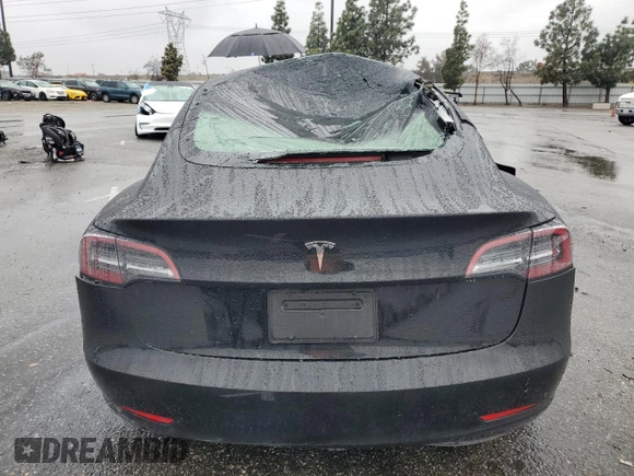2023 Tesla Model 3 with VIN 5YJ3E1EA2PF671865, listed as a Copart auction lot 45220285 with 29,614 mi miles and Salvage title. Bid and sale history available at DreamBid. Image 6.