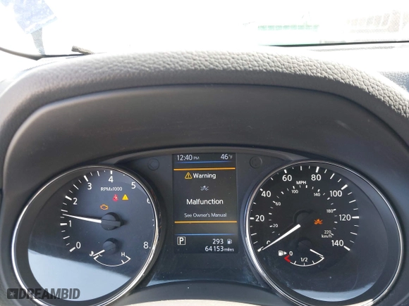 2019 Nissan Rogue SL with VIN 5N1AT2MTXKC748229, listed as a IAAI auction lot 41728471 with 64,153 mi miles. Bid and sale history available at carsss.com. Image 7.