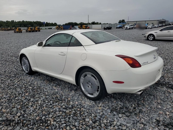 2003 Lexus SC 430 with VIN JTHFN48Y030045309, listed as a Copart auction lot 59034585 with 104,167 mi miles and Salvage title. Bid and sale history available at DreamBid. Image 2.