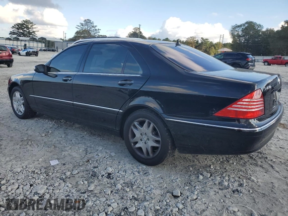 2003 Mercedes-Benz S-Class 4.3L with VIN WDBNG70J03A374222, listed as a Copart auction lot 76971614 with 80,966 mi miles and Salvage Title. Bid and sale history available at carsss.com. Image 2.