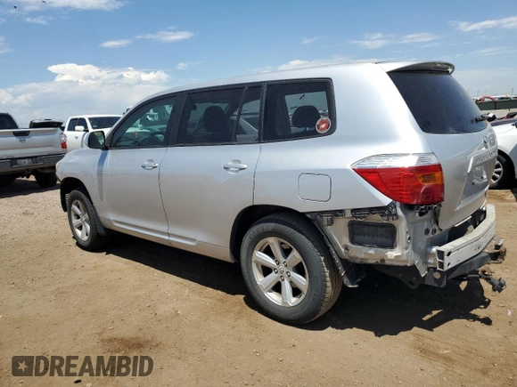 2010 Toyota Highlander with VIN 5TDBK3EH1AS033378, listed as a Copart auction lot 62781295 with 189,082 mi miles and Salvage title. Bid and sale history available at DreamBid. Image 2.