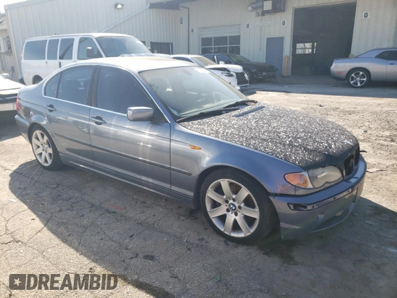 2003 BMW 3 Series 330i with VIN WBAEV53443KM31143, listed as a Copart auction lot 76634794 with 0 mi miles and Non Repairable. Bid and sale history available at carsss.com. Image 4.