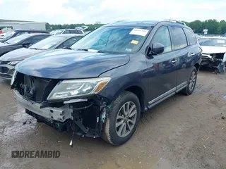 2014 Nissan Pathfinder S with VIN 5N1AR2MM1EC649794, listed as a IAAI auction lot 42611322 with 118,257 mi miles and . Bid and sale history available at DreamBid. Image 17.
