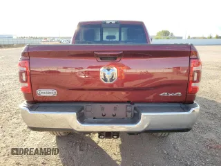 2023 Ram 2500 Longhorn with VIN 3C6UR5GL0PG579122, listed as a Copart auction lot 73804464 with 0 mi miles and Salvage Title. Bid and sale history available at carsss.com. Image 6.