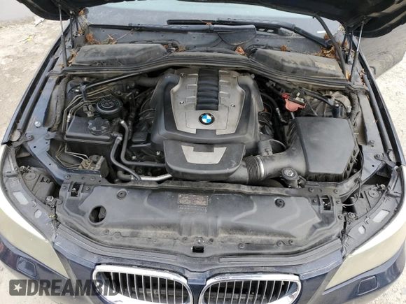 2007 BMW 5 Series 550i with VIN WBANB53537CP03814, listed as a Copart auction lot 47264345 with 203,544 mi miles and Clean Title. Bid and sale history available at DreamBid. Image 11.