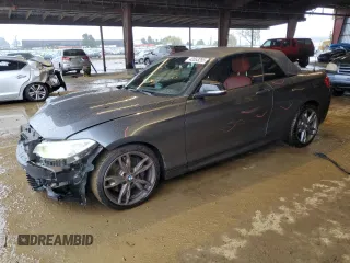 2016 BMW 2 Series M235i with VIN WBA1M1C53GV394156, listed as a Copart auction lot 43553255 with 63,291 mi miles and Salvage Title. Bid and sale history available at carsss.com. Image 1.