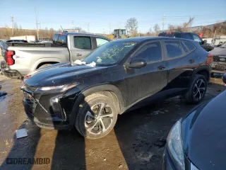 2024 Chevrolet Trax 1RS with VIN KL77LGE26RC145237, listed as a Copart auction lot 45877355 with NaN miles and Salvage Title. Bid and sale history available at carsss.com. Image 1.