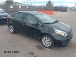2013 Kia Rio LX with VIN KNADM4A32D6141139, listed as a IAAI auction lot 41878649 with 85,966 mi miles. Bid and sale history available at carsss.com. Image 1.