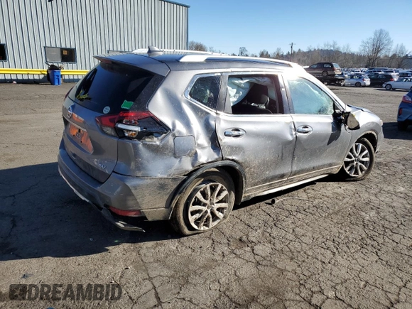 2020 Nissan Rogue SV with VIN KNMAT2MTXLP509682, listed as a Copart auction lot 44789845 with Not Provided miles and Salvage Title. Bid and sale history available at carsss.com. Image 3.
