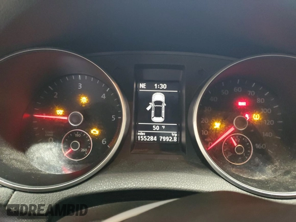2011 Volkswagen Jetta TDI with VIN 3VWML7AJ0BM700526, listed as a Copart auction lot 82771404 with 155,284 mi miles and Salvage title. Bid and sale history available at DreamBid. Image 9.