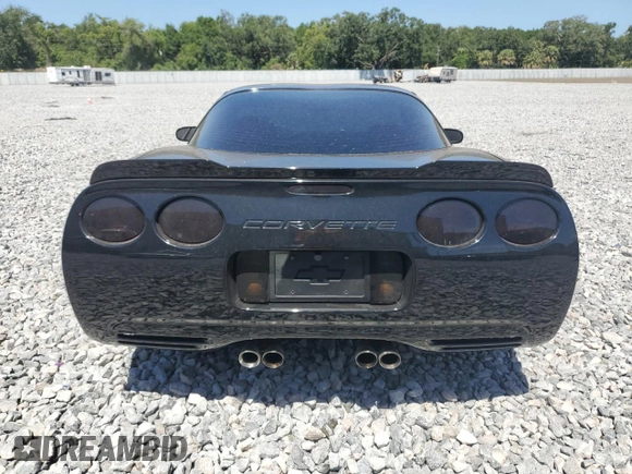 2001 Chevrolet Corvette with VIN 1G1YY22G615111053, listed as a Copart auction lot 55229005 with 33,555 mi miles and Salvage Title. Bid and sale history available at DreamBid. Image 6.