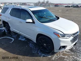 2018 Chevrolet Traverse Premier with VIN 1GNERKKW1JJ128646, listed as a IAAI auction lot 41423966 with 130,078 mi miles. Bid and sale history available at carsss.com. Image 1.