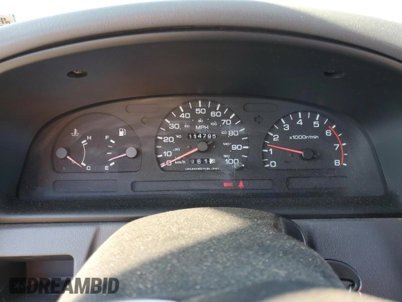1996 Nissan Frontier XE with VIN 1N6SD16Y9TC382528, listed as a Copart auction lot 75482954 with 114,795 mi miles and Clean title. Bid and sale history available at DreamBid. Image 9.