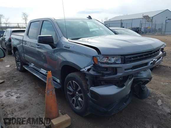 2021 Chevrolet Silverado 1500 RST with VIN 3GCUYEET9MG373386, listed as a IAAI auction lot 41974575 with 78,861 mi miles and . Bid and sale history available at DreamBid. Image 1.