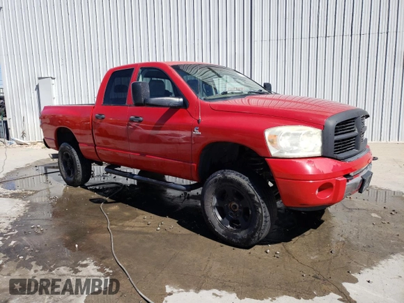 2007 Dodge Ram 2500 SLT with VIN 3D7KS28A67G851937, listed as a Copart auction lot 72215894 with 201,496 mi miles and Salvage Title. Bid and sale history available at carsss.com. Image 4.