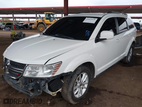 2017 Dodge Journey SXT z VIN 3C4PDDBG2HT595307, wystawiony jako IAAI lot #41813975 z przebiegiem 192 659 mil mil oraz . Historia ofert i sprzedaży dostępna na DreamBid. Obrazek 2.