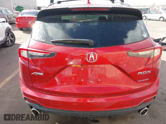 2020 Acura RDX w/A-Spec Pkg with VIN 5J8TC2H66LL028429, listed as a IAAI auction lot 41544878 with 41,504 mi miles. Bid and sale history available at carsss.com. Image 16.