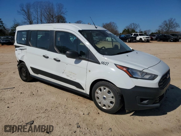 2022 Ford Transit Connect XL with VIN NM0GS9E28N1509873, listed as a Copart auction lot 46811895 with 51,942 mi miles and Salvage title. Bid and sale history available at DreamBid. Image 4.