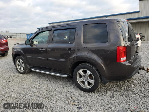 2012 Honda Pilot EX-L with VIN 5FNYF4H60CB016206, listed as a Copart auction lot 51172215 with 191,421 mi miles and Salvage Title. Bid and sale history available at carsss.com. Image 2.