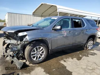 2020 Chevrolet Traverse LS with VIN 1GNERLKW3LJ273020, listed as a Copart auction lot 77422724 with 156,784 mi miles and Clean Title. Bid and sale history available at carsss.com. Image 1.