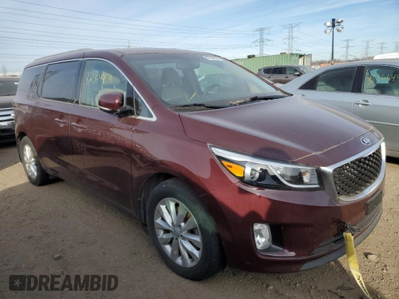 2016 Kia Sedona SX with VIN KNDMC5C13G6185565, listed as a Copart auction lot 82564854 with 106,104 mi miles and Clean Title. Bid and sale history available at carsss.com. Image 4.