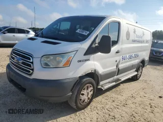 2015 Ford Transit Cargo with VIN 1FTNR1ZM4FKA33992, listed as a Copart auction lot 74308214 with 115,095 mi miles and Salvage Title. Bid and sale history available at DreamBid. Image 1.