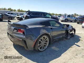 2018 Chevrolet Corvette Grand Sport 1LT with VIN 1G1YW2D70J5101783, listed as a Copart auction lot 69311224 with Not Provided miles and Salvage Title. Bid and sale history available at carsss.com. Image 3.