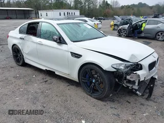 2013 BMW M5 with VIN WBSFV9C59DC773439, listed as a IAAI auction lot 41575069 with 124,313 mi miles. Bid and sale history available at carsss.com. Image 1.
