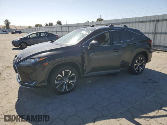 2021 Lexus RX 350 with VIN 2T2HZMDAXMC285929, listed as a Copart auction lot 58866925 with 19,464 mi miles and Salvage title. Bid and sale history available at DreamBid. Image 1.