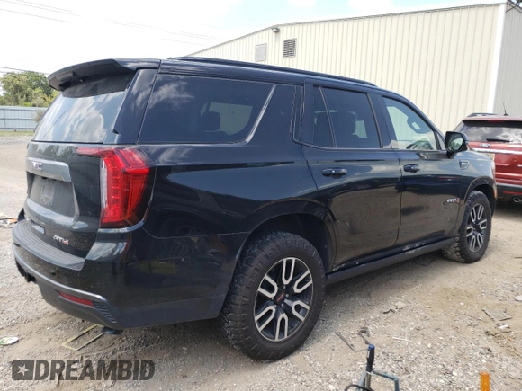 2021 GMC Yukon AT4 with VIN 1GKS2CKD1MR179644, listed as a Copart auction lot 63020703 with 44,037 mi miles. Bid and sale history available at carsss.com. Image 3.