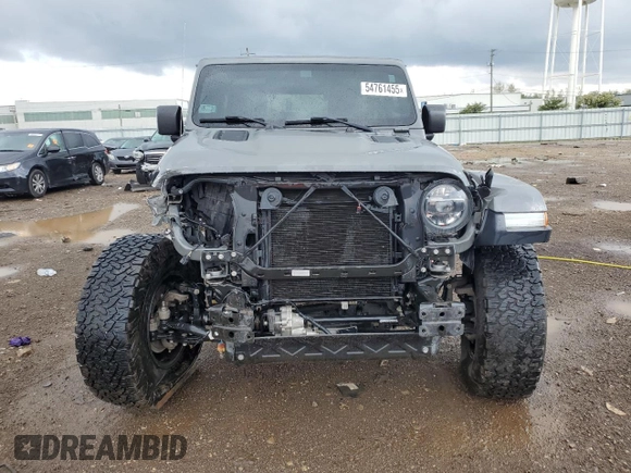 2020 Jeep Wrangler Unlimited Rubicon с VIN 1C4HJXFNXLW131160, выставлен на аукционе Copart как лот 54761455 с пробегом 85 225 миль миль и Списание • Salvage title. История ставок и продаж доступна на DreamBid. Изображение 5.