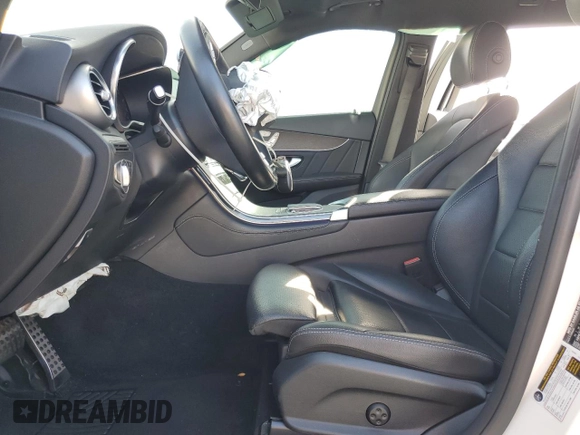 2020 Mercedes-Benz GLC 300 with VIN WDC0G8DB9LF737859, listed as a Copart auction lot 57615195 with 58,754 mi miles and Salvage title. Bid and sale history available at DreamBid. Image 7.