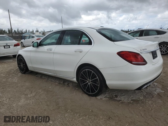 2021 Mercedes-Benz C 300 with VIN W1KWF8DB3MR651133, listed as a Copart auction lot 55439485 with 89,802 mi miles and Clean title. Bid and sale history available at DreamBid. Image 2.
