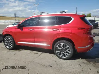 2023 Hyundai Santa Fe Calligraphy with VIN 5NMS5DALXPH529542, listed as a Copart auction lot 73350004 with 43,058 mi miles and Salvage Title. Bid and sale history available at carsss.com. Image 2.