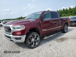 2019 Ram 1500 Limited with VIN 1C6SRFHT4KN707387, listed as a Copart auction lot 59544015 with 111,551 mi miles and Salvage title. Bid and sale history available at DreamBid. Image 1.