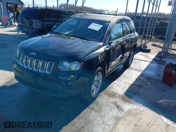 2016 Jeep Compass High Altitude Edition with VIN 1C4NJDEB9GD757325, listed as a IAAI auction lot 41854862 with 165,619 mi miles. Bid and sale history available at carsss.com. Image 17.
