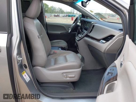 2017 Toyota Sienna XLE Auto Access Seat with VIN 5TDYZ3DC0HS845616, listed as a IAAI auction lot 42027773 with 89,108 mi miles and . Bid and sale history available at DreamBid. Image 5.