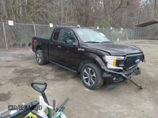 2020 Ford F-150 XL with VIN 1FTEX1EP9LKD59711, listed as a IAAI auction lot 41907922 with 67,175 mi miles. Bid and sale history available at carsss.com. Image 1.