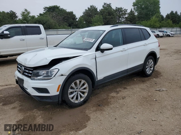 2020 Volkswagen Tiguan S with VIN 3VV0B7AX9LM108716, listed as a Copart auction lot 60853075 with 49,016 mi miles and Salvage title. Bid and sale history available at DreamBid. Image 1.