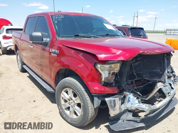 2016 Ford F-150 XLT with VIN 1FTEW1EFXGKD73679, listed as a IAAI auction lot 42183070 with 52,340 mi miles and . Bid and sale history available at DreamBid. Image 1.