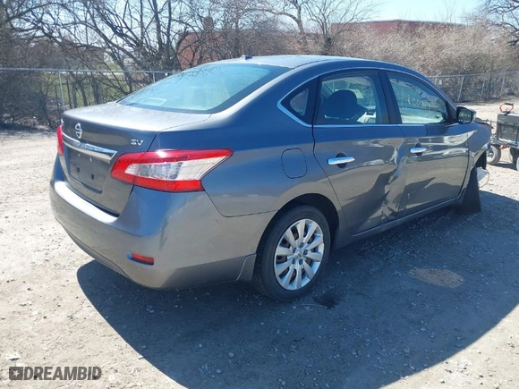 2015 Nissan Sentra SR with VIN 3N1AB7AP7FL681047, listed as a IAAI auction lot 41800969 with NaN miles. Bid and sale history available at carsss.com. Image 4.