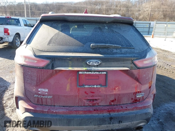 2019 Ford Edge SEL with VIN 2FMPK4J93KBB48220, listed as a IAAI auction lot 41643484 with 42,562 mi miles. Bid and sale history available at carsss.com. Image 17.