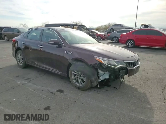 2019 Kia Optima LX with VIN 5XXGT4L31KG282038, listed as a Copart auction lot 45764855 with 53,126 mi miles and Salvage Title. Bid and sale history available at carsss.com. Image 11.