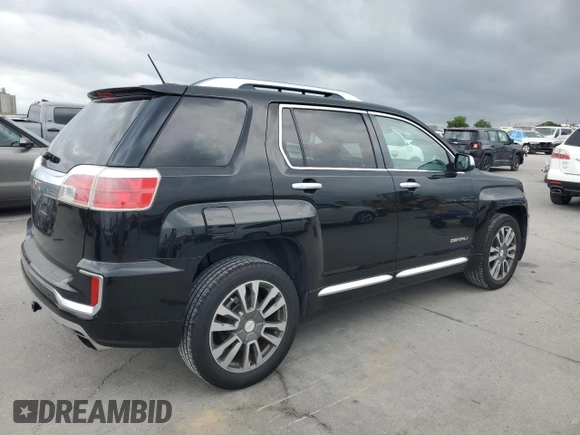 2016 GMC Terrain Denali with VIN 2GKFLRE38G6184182, listed as a Copart auction lot 55702495 with 134,698 mi miles and Salvage title. Bid and sale history available at DreamBid. Image 3.