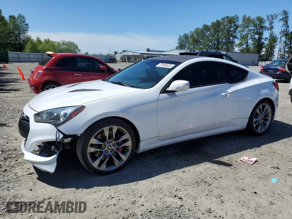 2016 Hyundai Genesis Coupe R-Spec с VIN KMHHU6KJ5GU132010, выставлен на аукционе Copart как лот 57688435 с пробегом 76 653 миль миль и Списание • Salvage title. История ставок и продаж доступна на DreamBid. Изображение 1.