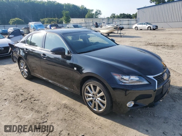 2015 Lexus GS 350 with VIN JTHCE1BL1FA002725, listed as a Copart auction lot 57099205 with 24,663 mi miles and Salvage title. Bid and sale history available at DreamBid. Image 4.