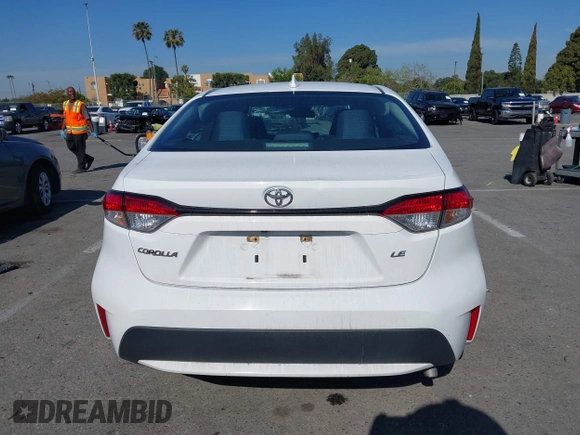 2020 Toyota Corolla LE with VIN 5YFEPRAE4LP012856, listed as a IAAI auction lot 42001953 with Not Provided miles and . Bid and sale history available at DreamBid. Image 15.